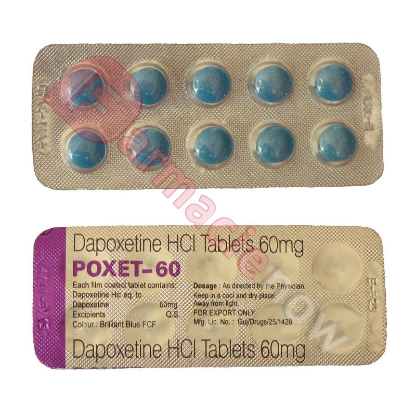 Таблетки Poxet 60