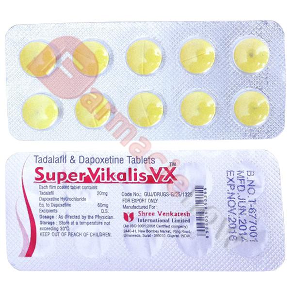 Super Vikalis VX (Tadalafil + Dapoxetin)