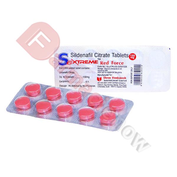 Sextreme Red Force (Sildénafil) 150mg