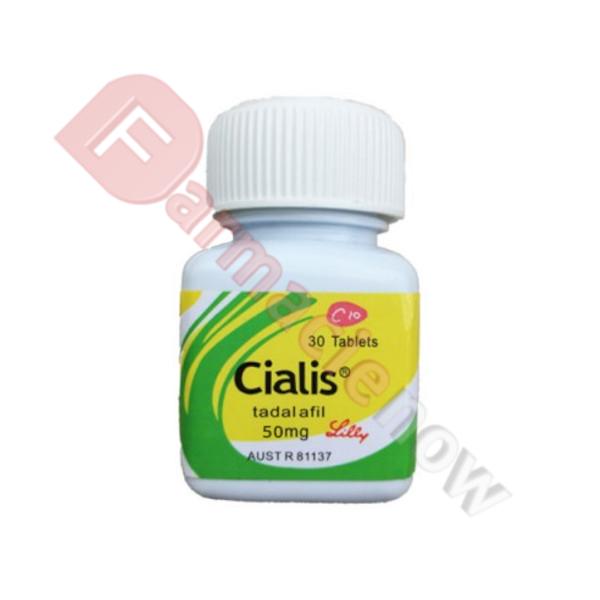 Cialis 50mg – bottle of 30 pills