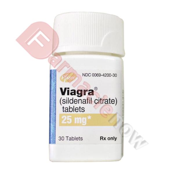 Viagra 25mg - bottle of 30 pills